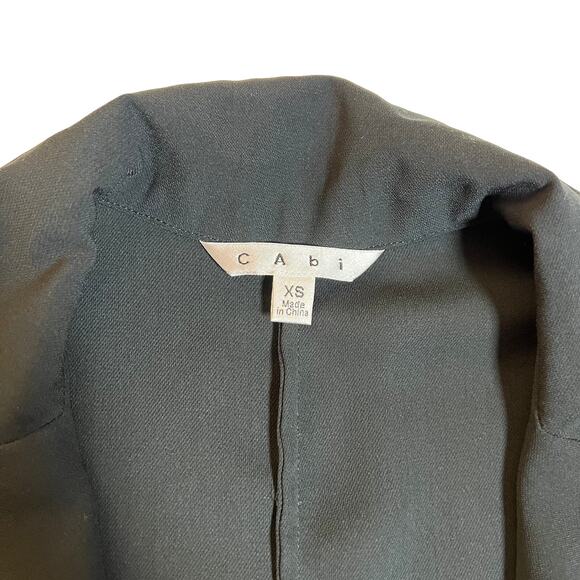 CAbi Pay Day Origami Crossover V-Neck Long Line Top Size XS Style 757 Office - Picture 6 of 10